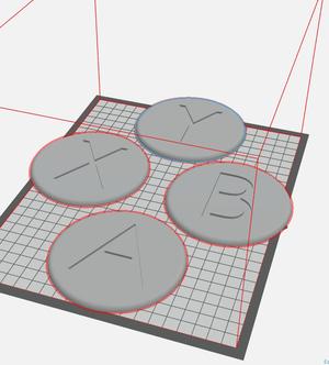 XBOX Coasters (A,B,X,Y)