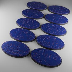 10x 90x52mm bases with Molten Moon surface (+toppers)