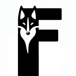 Fox alphabet: Letter F (version 3)