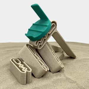 Customizable beach towel clip