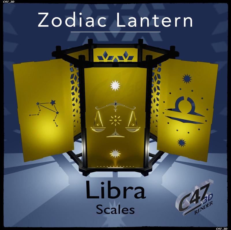 Zodiac Lantern - Libra (Scales)