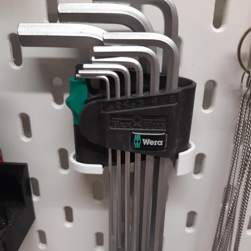 Wera Hex allan key bracket for Skadis