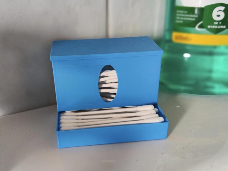 Q-Tip Box/ Holder/ Dispender