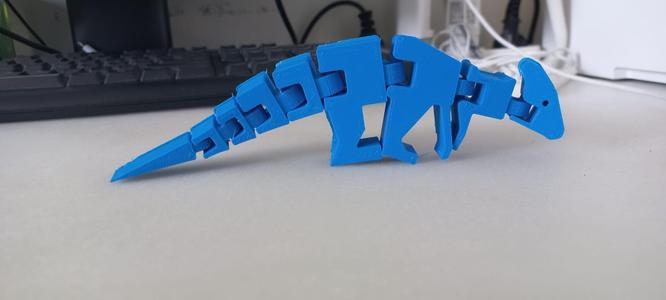 Flexi Flexi Parasaurolophus dinosaur