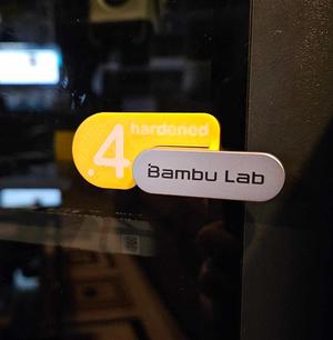 Bambu Lab Nozzle Label Hardened