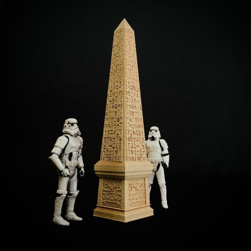 Custom OBELISK EGYPTIAN for 3.75 IN (1:18) Figure Diorama