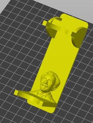 Pipette holder with Albert Einstein