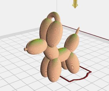 balloon dog Key Chain