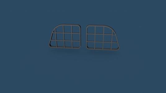ZIL 131 HeadLight 1/16 scale Right and Left