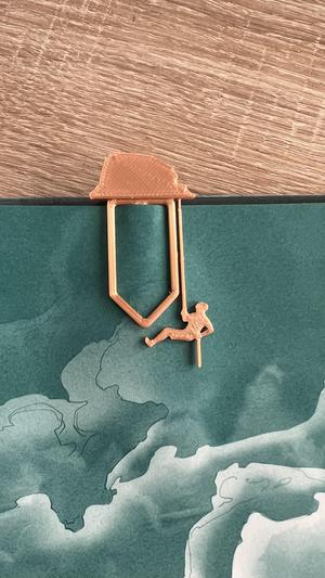 Rappelling Bookmark