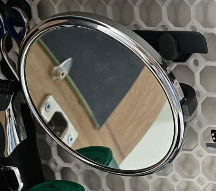 Bathrooom mirror holder