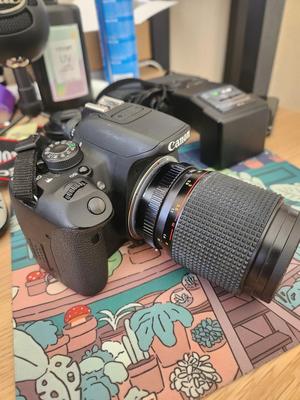 Vintage Fujica lense to canon adapter