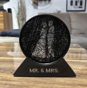 WEDDING STRING-ART / MR. & MRS / TABLE DECOR