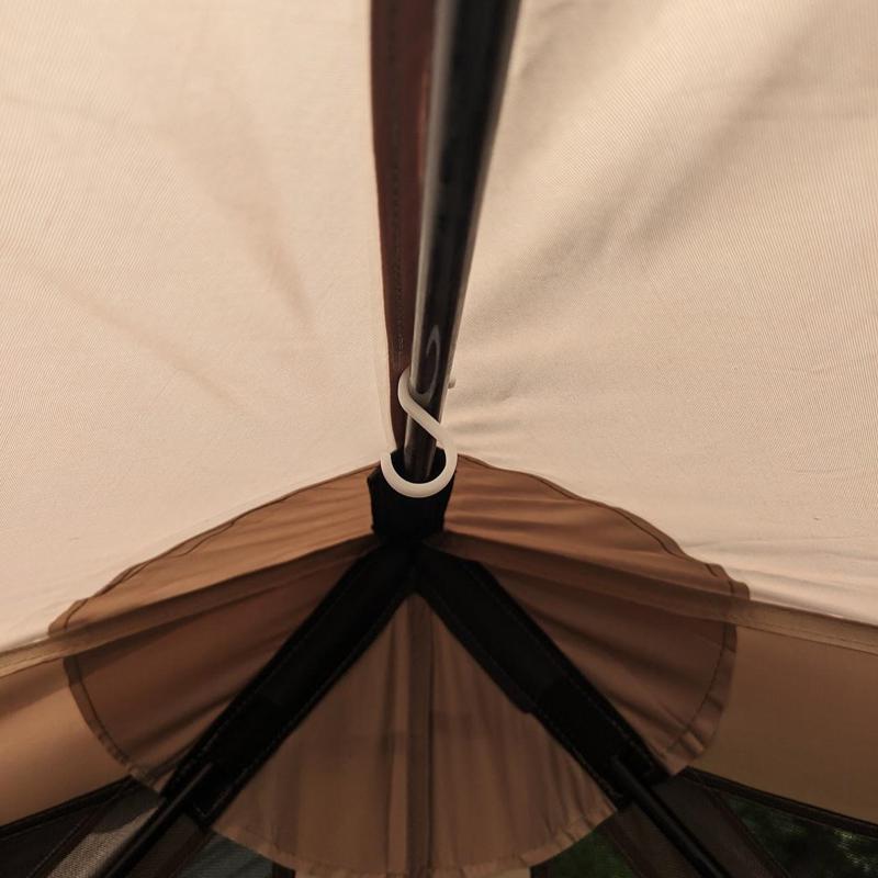 10mm tent pole S hook - securely fits gazelle clam gazebo