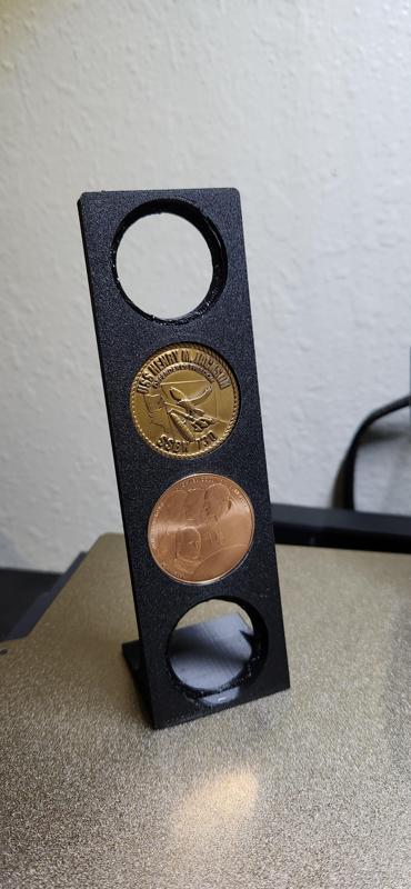 4 Coin Display for 1.5" Coins