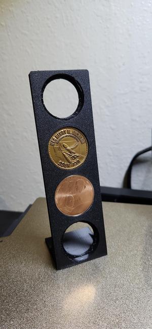 4 Coin Display for 1.5" Coins