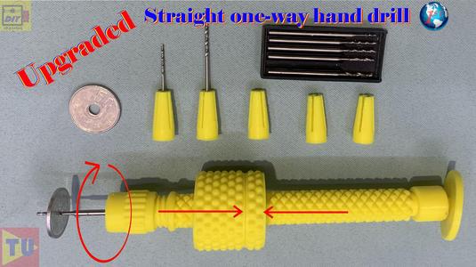 Upgrade straight one-way manual hand drill