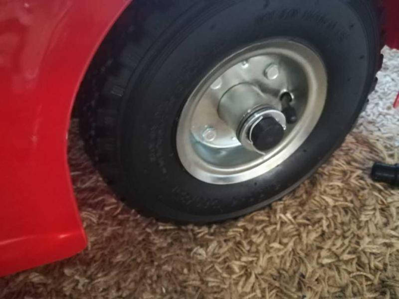 Tire upgrade for kid car