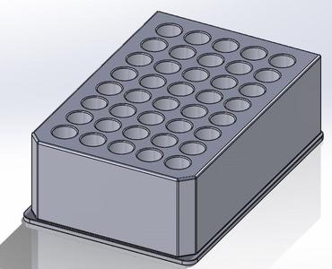Shaker tray for Eppendorf tubes