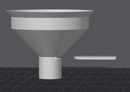 Pet Bottle Funnel for Ice Tea