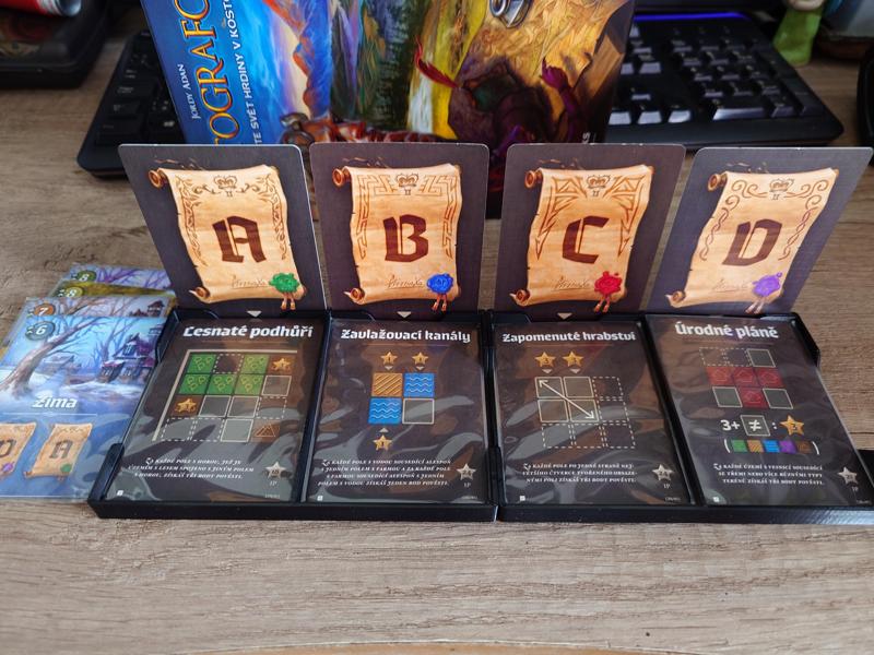 Kartographers insert + inlay (sleeves fits as well)