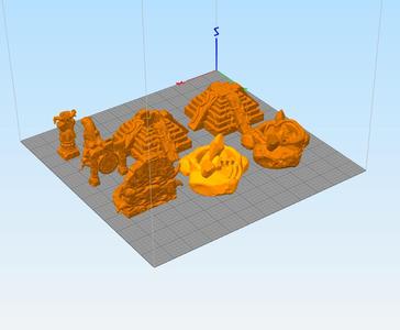 "The rise of Huexili"  props set