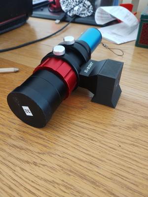 90 deg Vixen Finder to threaded 3/8 " adaptor