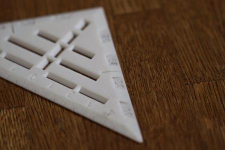 Feature-rich Small Square for School + Normal Parabola Stencil