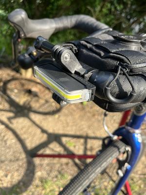 Zip tie handlebar mount for GoPro and Arclight mounting