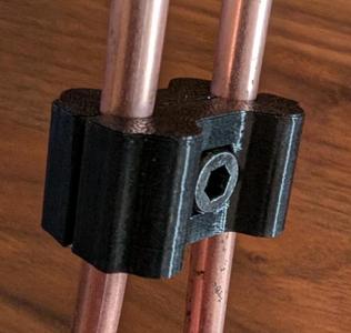 3/16 Dual Brake Line Clamp