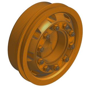 3D Sets 1/16 Scale Truck alternate offset wheels (+4)