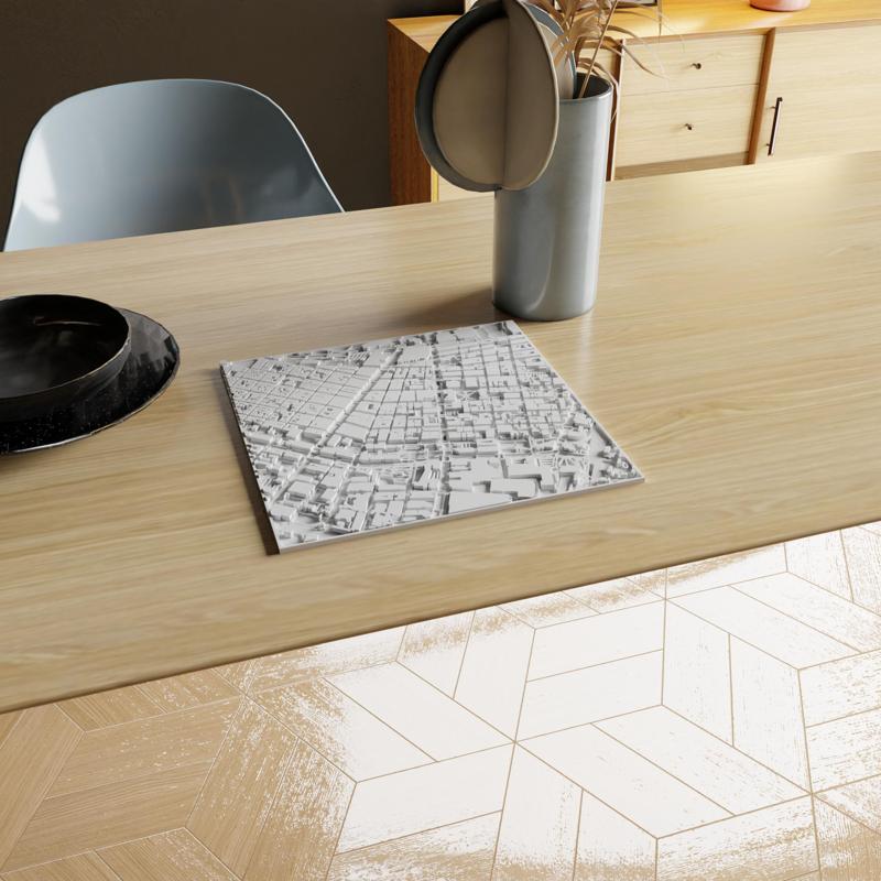 3D Map of the center of New Orleans