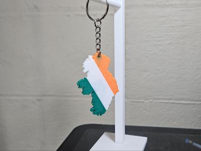 Irish Flag Keychain