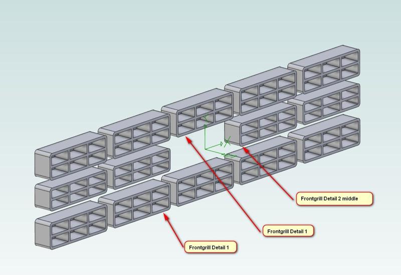 FCX18 K10 Frontgrill Details