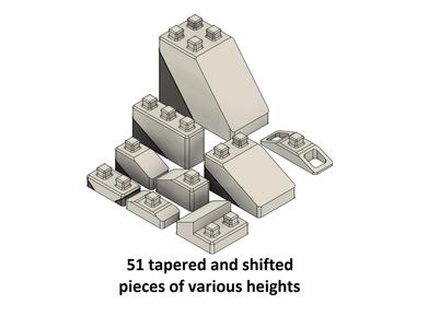 Brick3D - Tapered/Shifted bricks