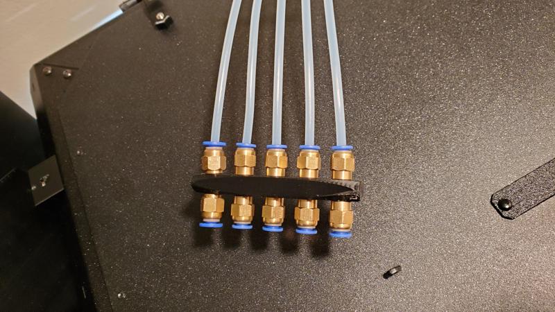 PTFE 5 Tube connector, used with MMU