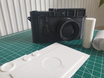 creative photo album - retro camera gift