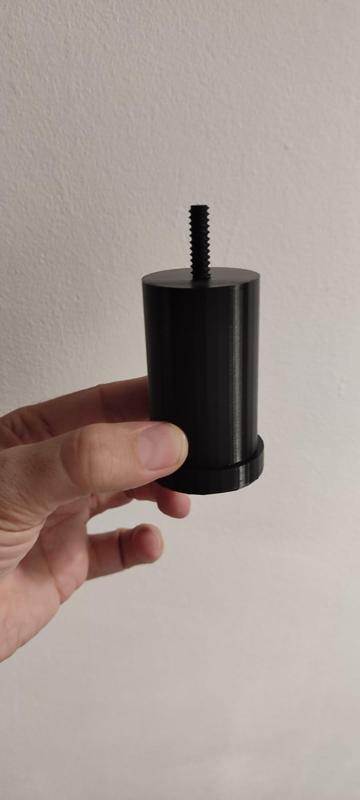 Pata mesa enroscable