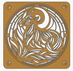 Fan cover: Moufflon (140 mm)