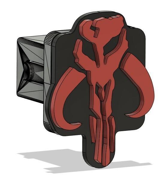 Mandalorian Mythosaur Crest (Star Wars) Hitch Cover