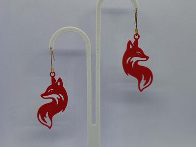 Fire Fox Earrings