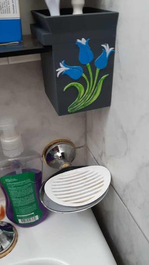 Vaso portacepillos adaptado