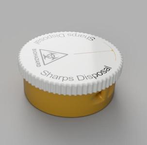 Portable Sharps Disposal Container