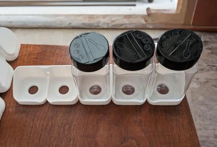 9oz Plastic Spice Jar Organizer