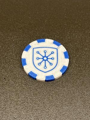 University of West Florida Center for Cybersecurity Poker Chip and Medallion