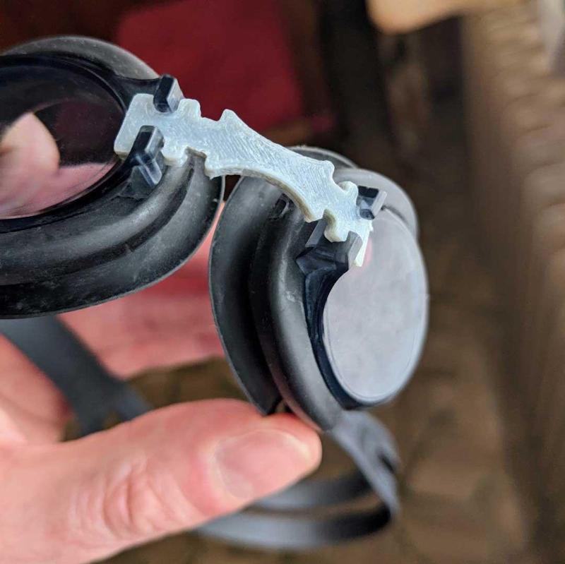 Swimming goggles nose bridge - "View" brand