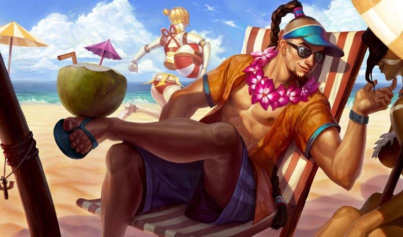 Pool Party Lee Sin - 12 Variant Print Pack (League of Legends)