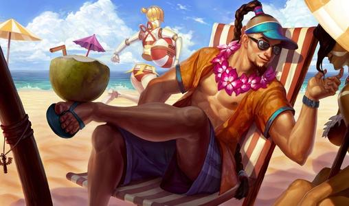Pool Party Lee Sin - 12 Variant Print Pack (League of Legends)