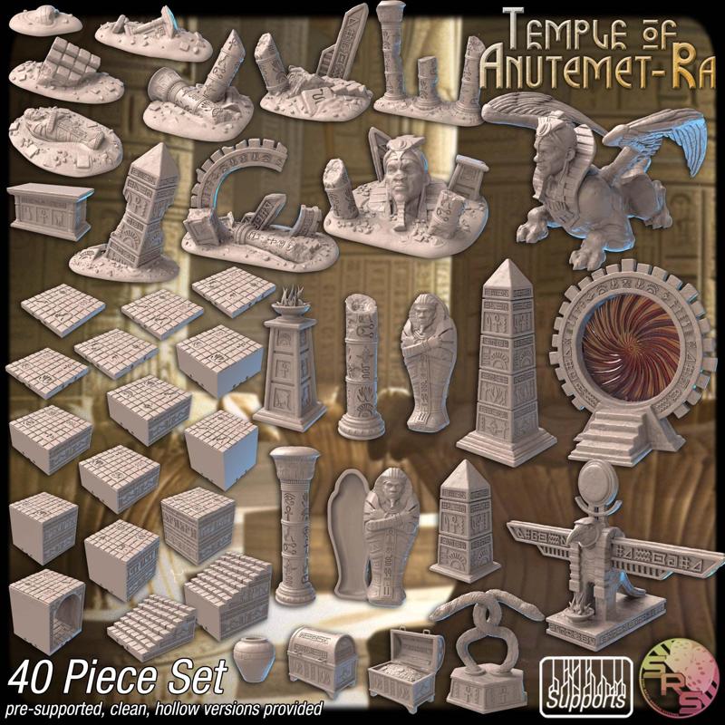 Egyptian Ruin Terrain Set