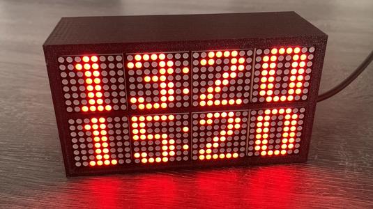 Wemos D1 mini & Max7219 Clock